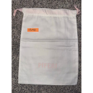 Unisex Piferi White Pink Drawstring Dust Storage Bag One Size​